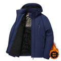 Large Size 8XL Winter Jacket Men Hooded Jumper Windbreaker Male Waterproof Windproof Warm Fleece Big Plus Thermal Outdoor Coat