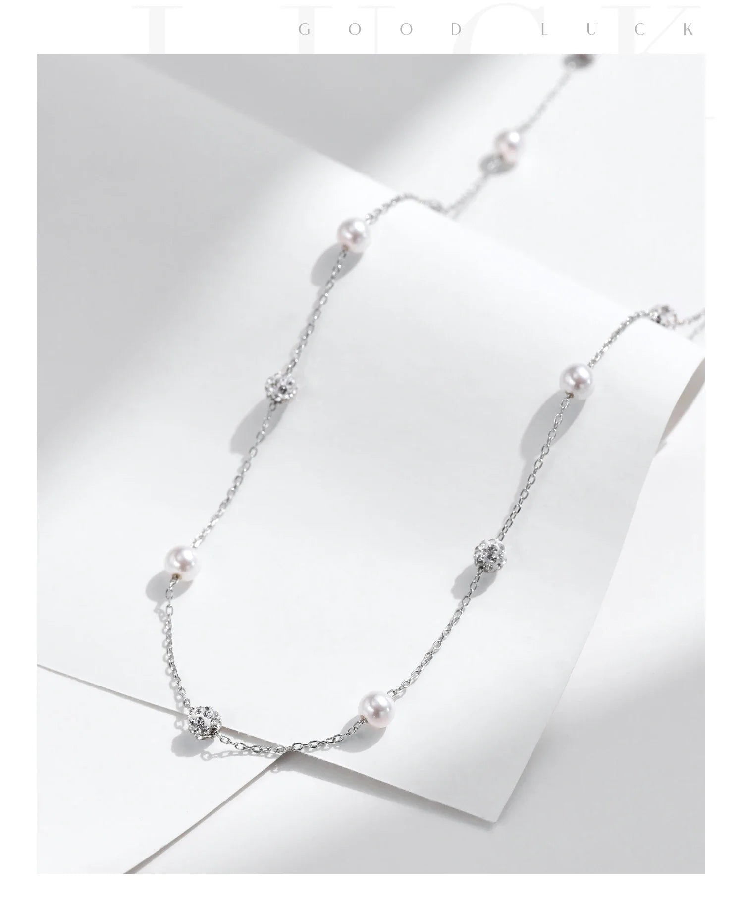 925 Sterling Silver Shambhala Sparkling Zirconia Ball Chain Luxury Shiny Y Shape Necklace For Women Fine Choker Jewelry
