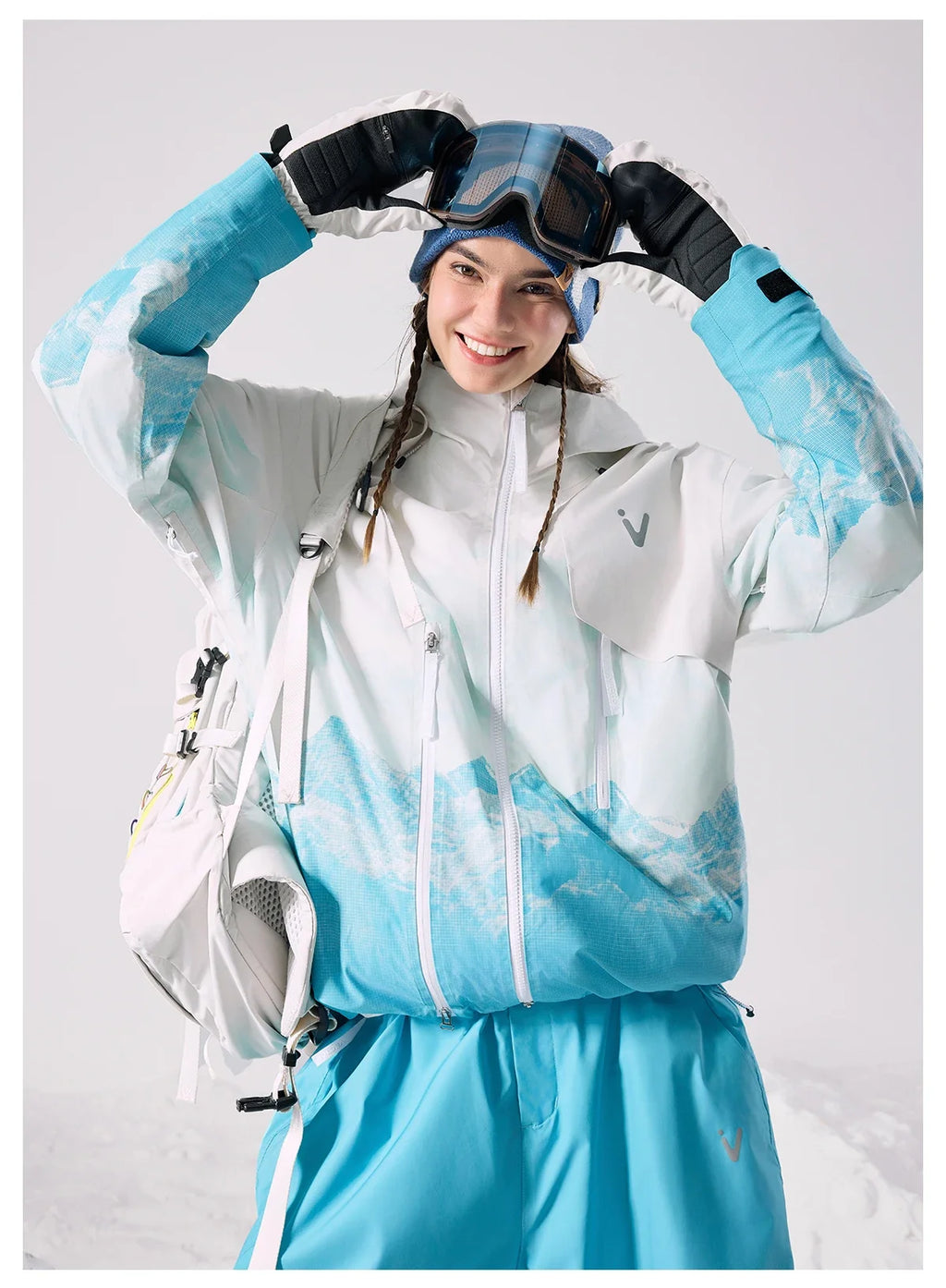 Men Women 3L Cotton Ski Jacket Ski Pants Winter Warm Windproof Waterproof Outdoor Sports Snowboard Ski Coat Trousers