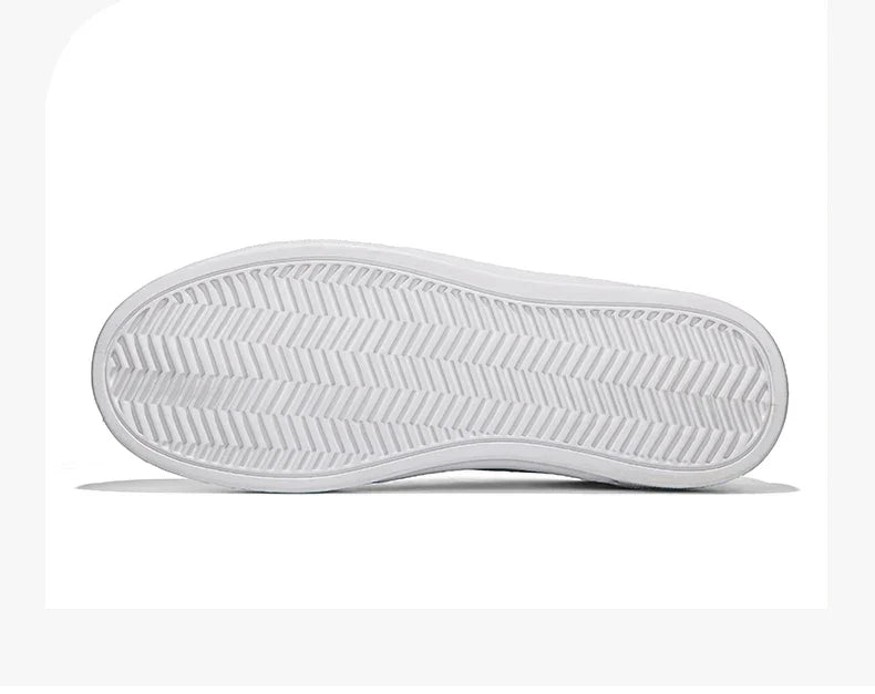 Business Casual Men's Shoes Soft Women Shoes Comfortable Casual PU Leather Shoes for Men Autumn Solid White Men Sneakers