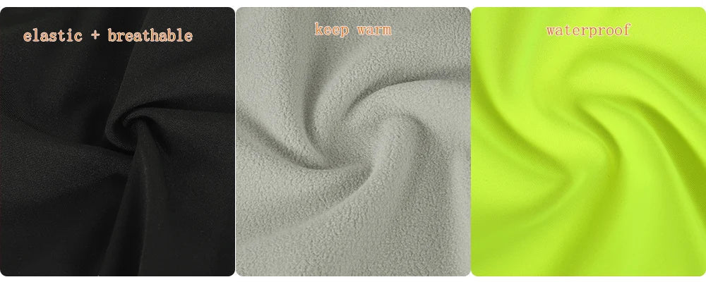 Winter Men's Cycling Jacket Bicycle Softshell Fleece Thermal Motorcycle Windbreaker Raincoats Bike Outdoor Sport BG011