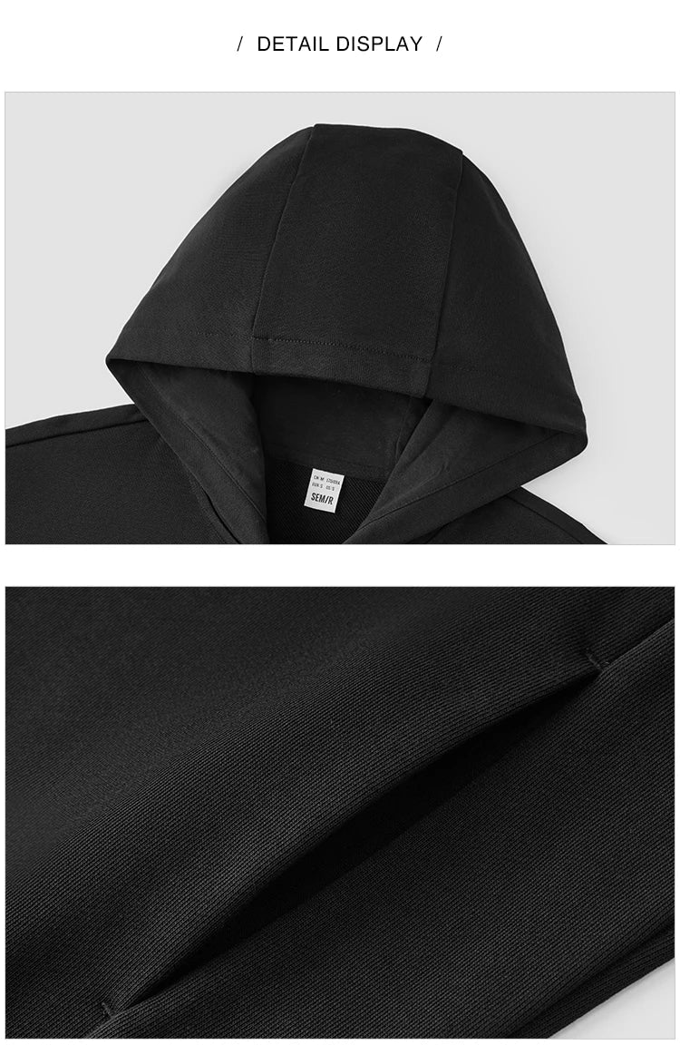 Jacket Men Hooded Cardigan Coat Couple 2025 New Spring Casual Outfit Minimalist and Versatile for Daily Wear