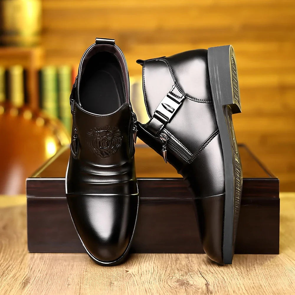 Men’s Lightweight Casual Chukka Ankle Boots – Breathable Lace-Up Walking Footwear