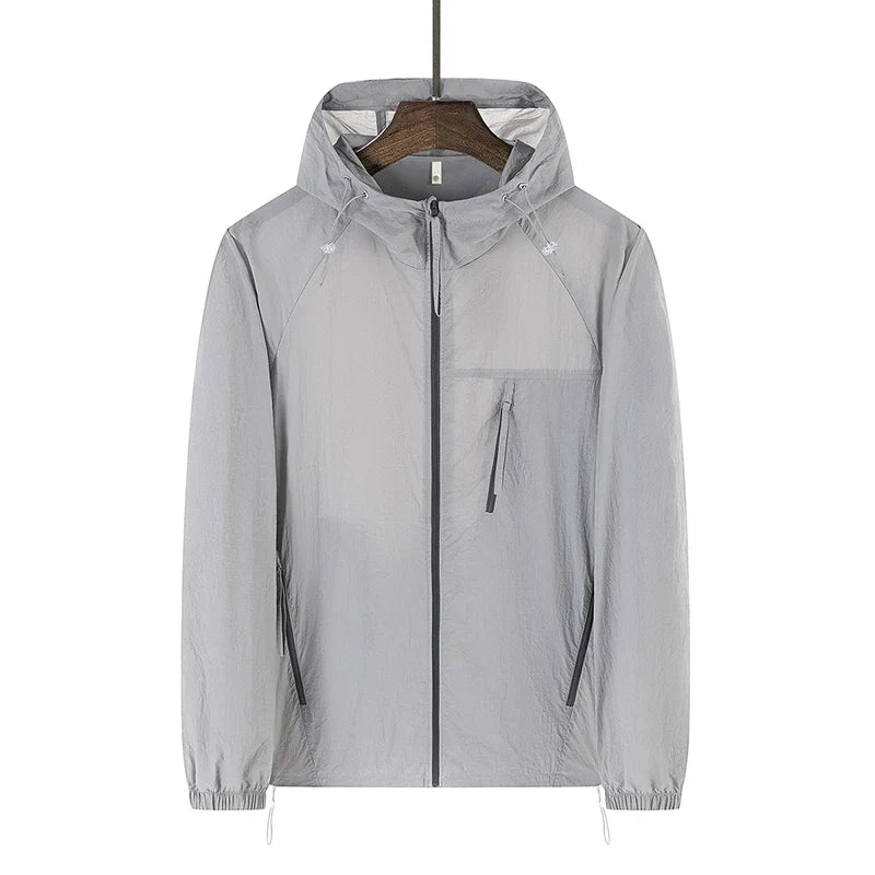 Summer Windbreaker Men Women Lightweight Sun Protection Jacket Unisex Camping Climbing Hiking Outdoor Waterproof Coat