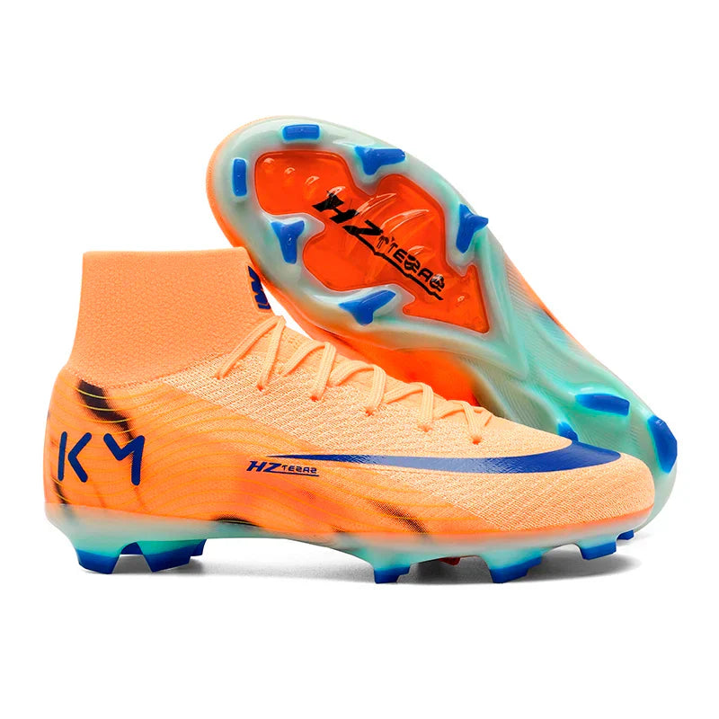 New Men Soccer Shoes Breathable Cleats Adult Outdoor Sport Football Boots Training Boys Long Spikes Non Slip Match Comfortable