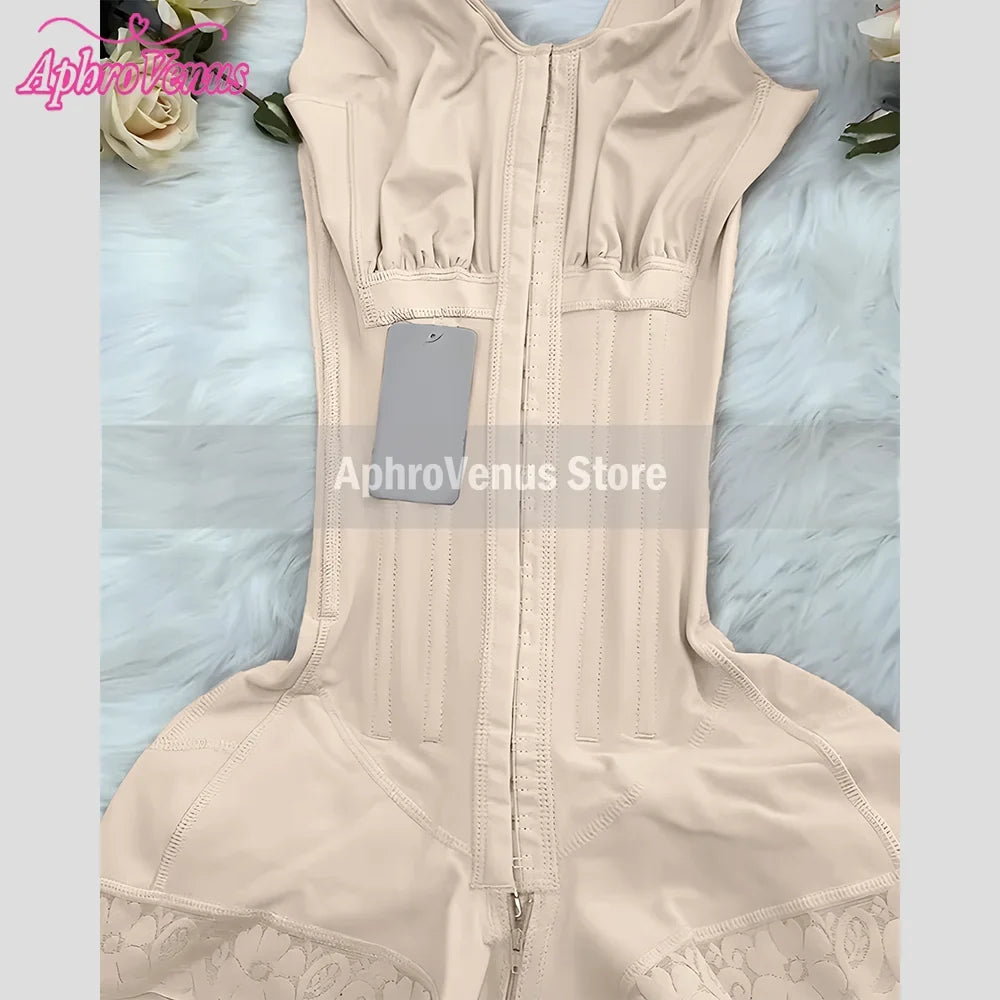 Fajas Colombianas Reductoras Girdles Postpartum Shapewear Bodysuit Tight Fit Abdomen Control High Compression Sheath Plus Size