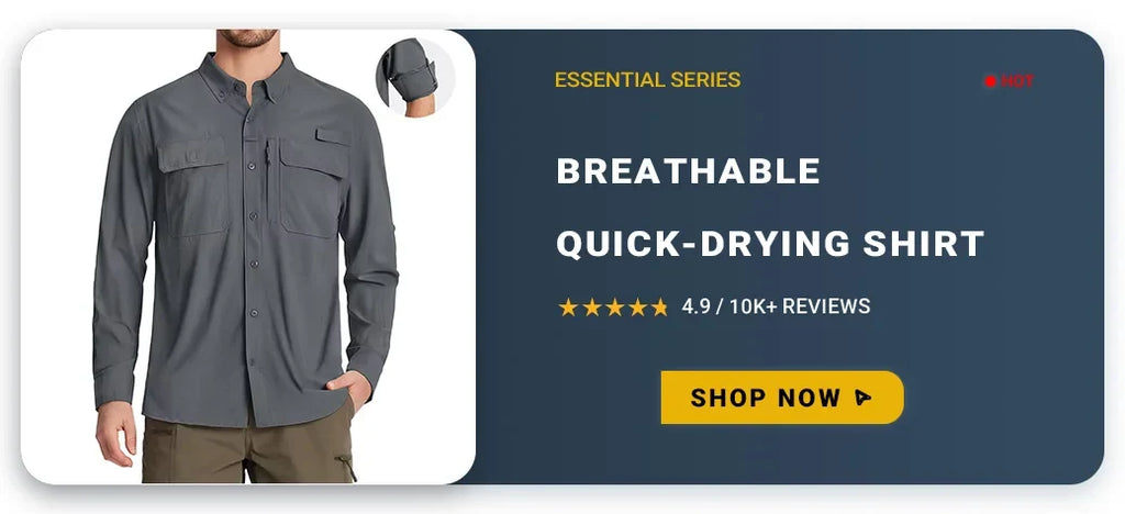 UPF50+ UV Protection T-Shirt Mens Lightweight Long Sleeve Quick Dry Fishing Shirt Outdoor Hiking Workout Rash Guards