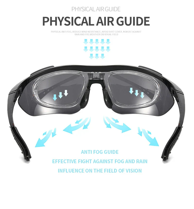 ELICIT New Photochromic Polarized Cycling Glasses Men Women Bike Glasses UV400 Eyewear Sunglasses HikingMTB Road Bicycle Goggles