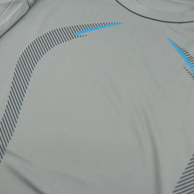 Summer Outdoor Long Sleeve T-Shirt Men 2024 New Quick Dry Breathable Air Conditioning Outdoor Sun Protection Running Outer Wear
