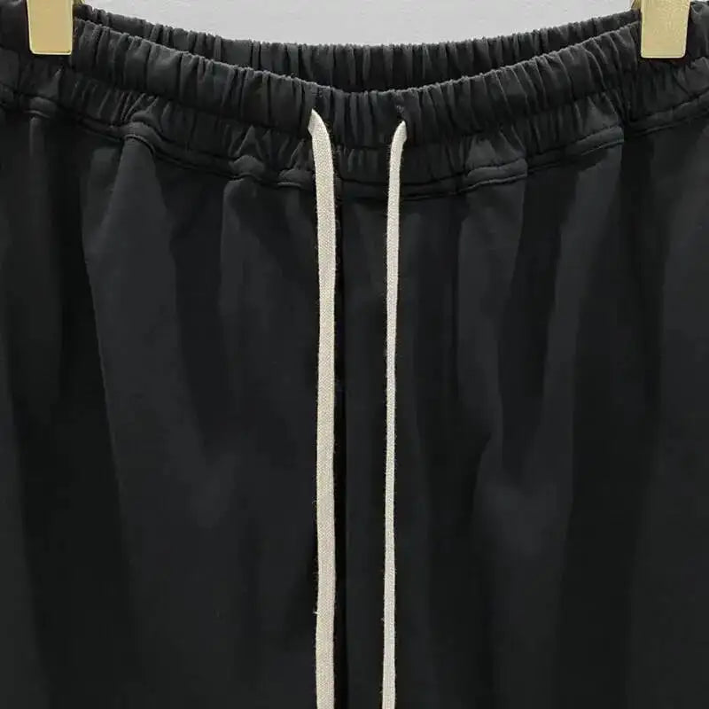Summer New Men's Tide Y2K Original Design High Street cotton Fashion Punk Dark Casual Loose Cropped Pants Shorts Ins HK5611