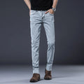 Skinny Denim Jeans Men Slim Fit Stretch Mens Jeans Pant Gray Blue 2025 New