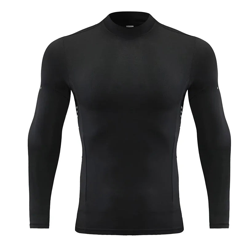 Men Children Long Sleeve Running Slim Tops Tees Sportswear Gym Fitness Compression T-shirt Outdoor Football Jersey Jogging Tight