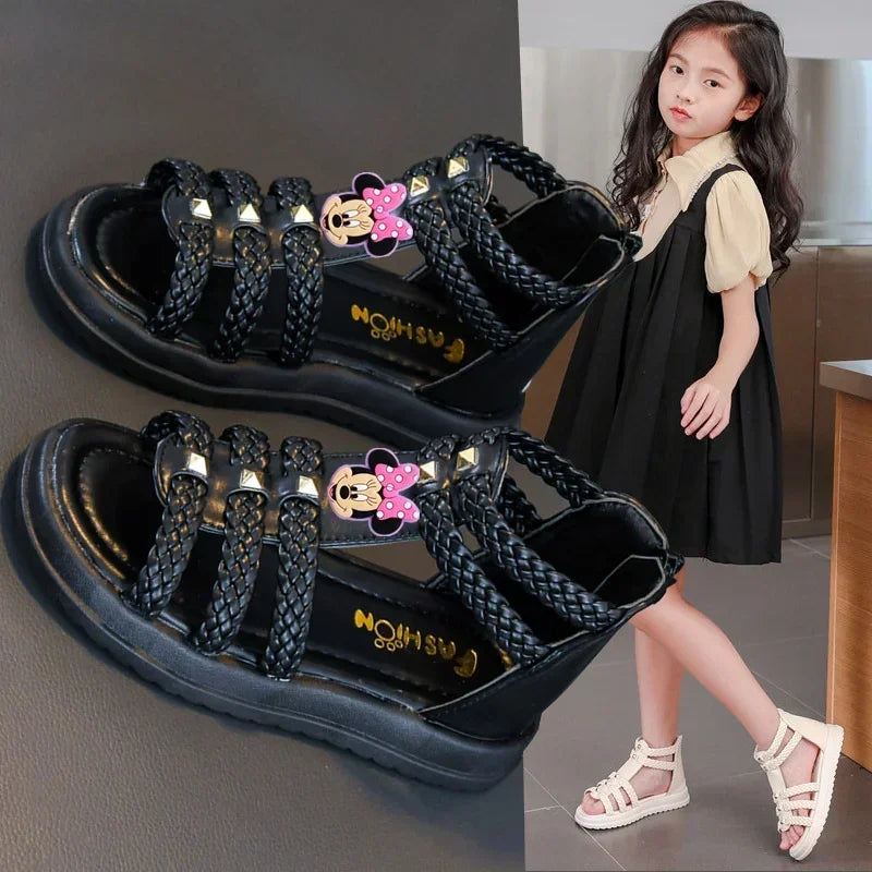 Disney Mickey Mouse children Beach shoes children Sandals Summer Girls Minnie slippers