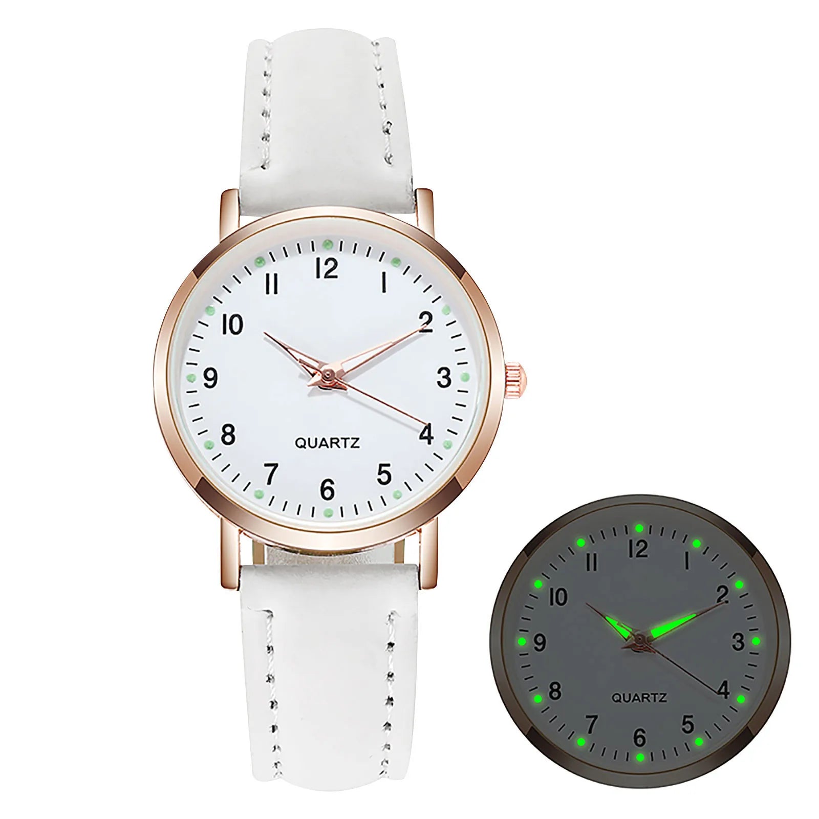 Fashion Watch For Women Leather Belt Watches Ladies Luxury Analog Quartz Luminous Wristwatch Clock Relogio Feminino