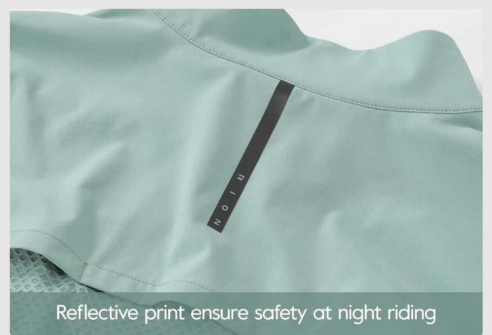 Men's Windbreaker Packable Cycling Jacket Windproof Bicycle Coat Bike Clothes MTB Jackets UPF50+ Sun Protection Lightweight