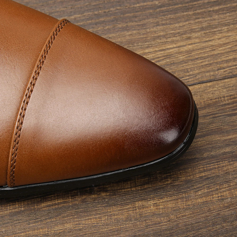 Comfortable dress shoes men, fashionable Oxford gentlemen's social men's shoe