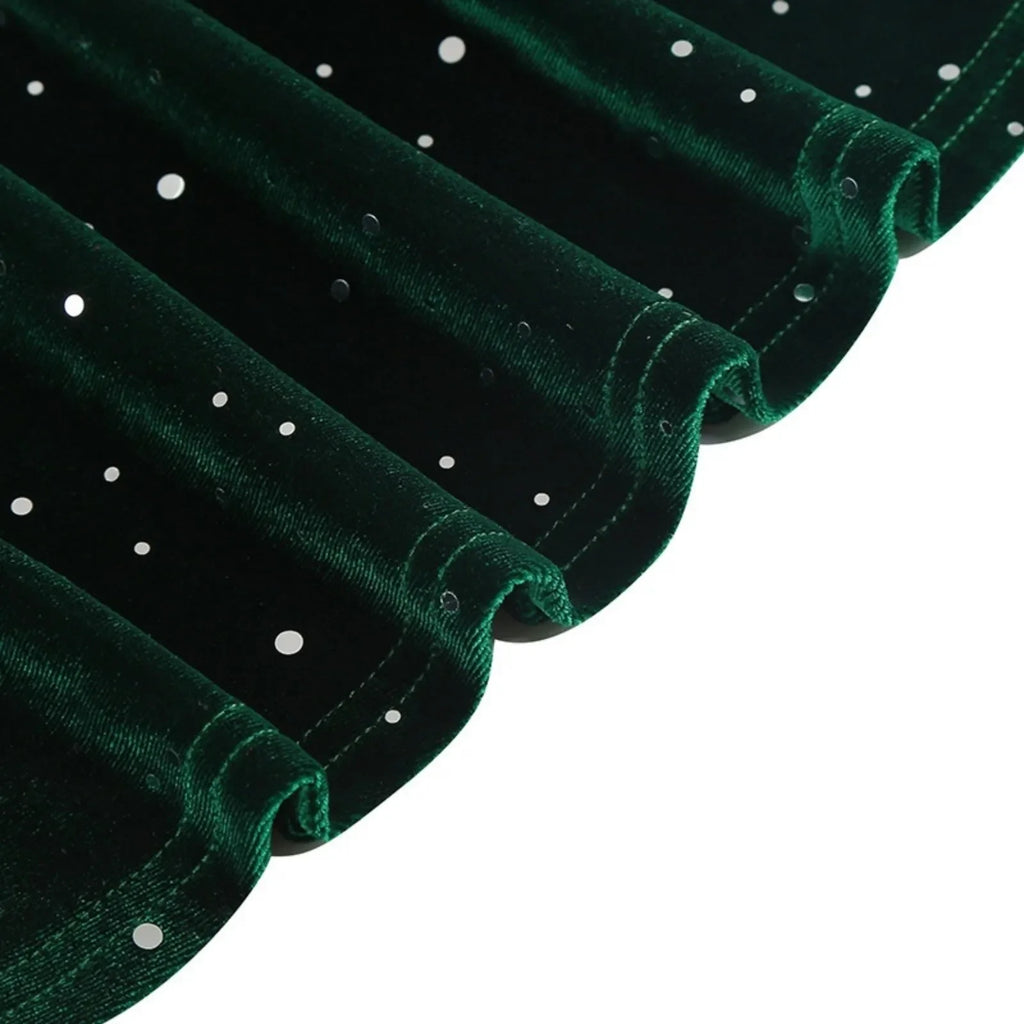 Fashion Ladies Velvet Dress Elegant Party Gown Winter Dresses For Women