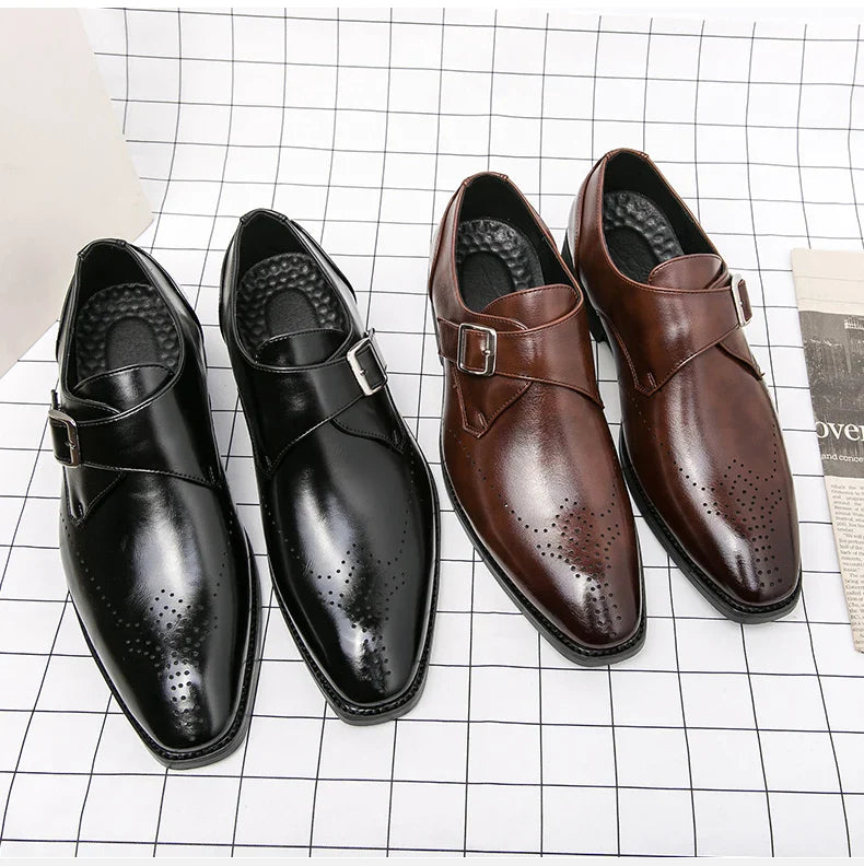 Leather Shoes For Man Loafers Casual Fashion Business Formal Shoes wedding Big Size Designer Shoes High Quality