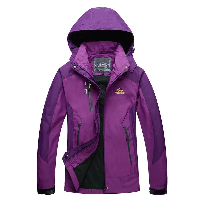Women's Waterproof Hiking Jacket Windproof Windbreaker Camping Hunting Climbing Trekking Fishing Coat Outdoor Clothing