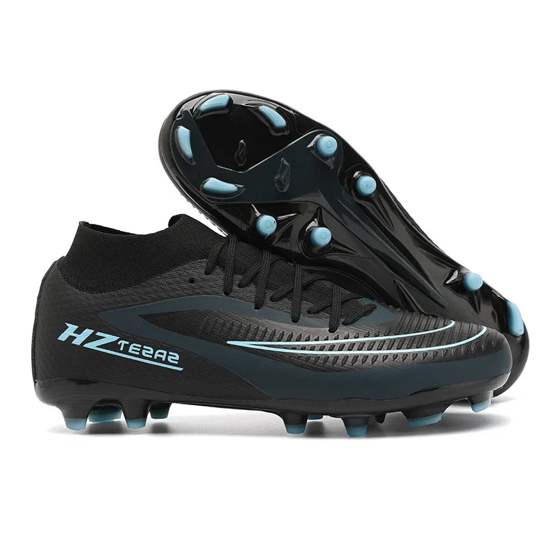 New Men Soccer Shoes Sport Boys Breathable Cleats Adult Outdoor Football Boots Training Long Spikes Non Slip Match Comfortable
