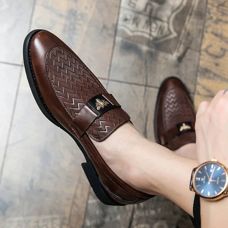 Fashion Size 6~13 Mens Dress Casual Leather Designer Wedding Mules Luxury Business Italian Slippers Loafers Oxford Shoes for Men