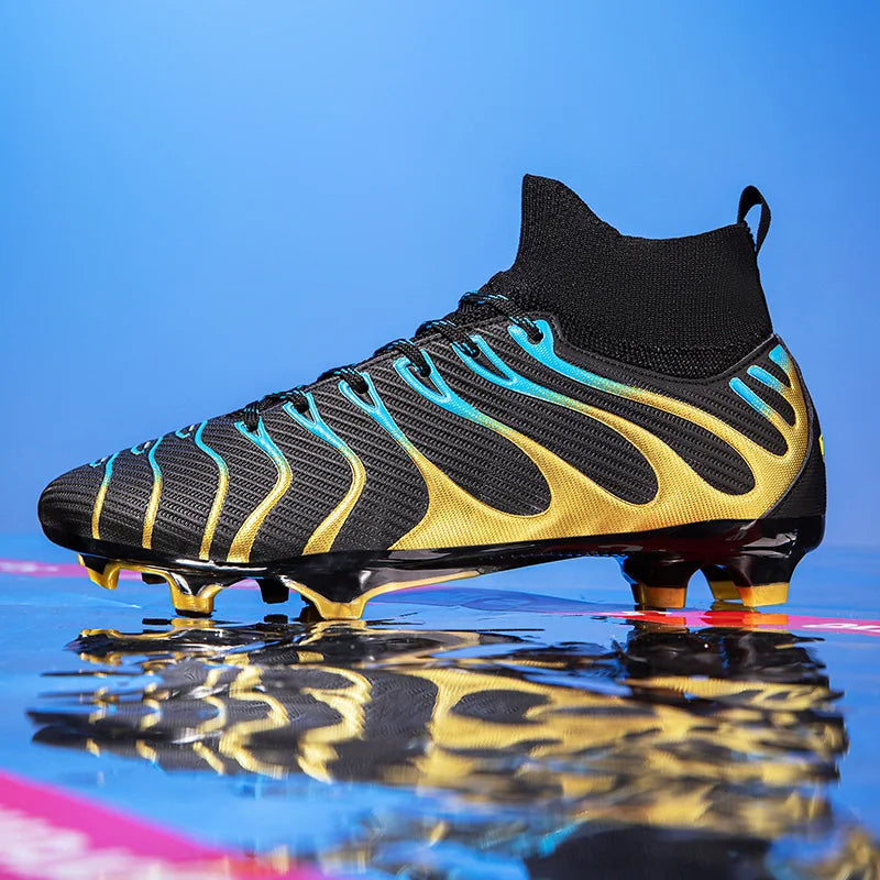 Men's Football Boots TF/FG Adults Soccer Shoes Professional High Quality Soccer Cleats Teenager Anti-slip Outdoor Sports Sneaker