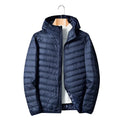 Autumn Winter Down Jacket Men Ultra Light Windproof Waterproof Anti Fouling Anti-Oil White Duck Portable Hooded Coat Male