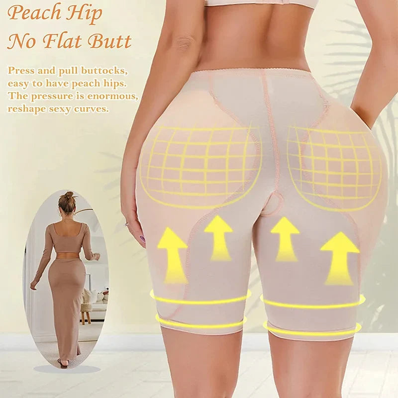 GUUDIA Hip Butt Enhancer Butt Lifter Padded Panties Pad Shapewear Bottom Enhance 6XL Hip Dip Smooth Women Body Shaper Panties