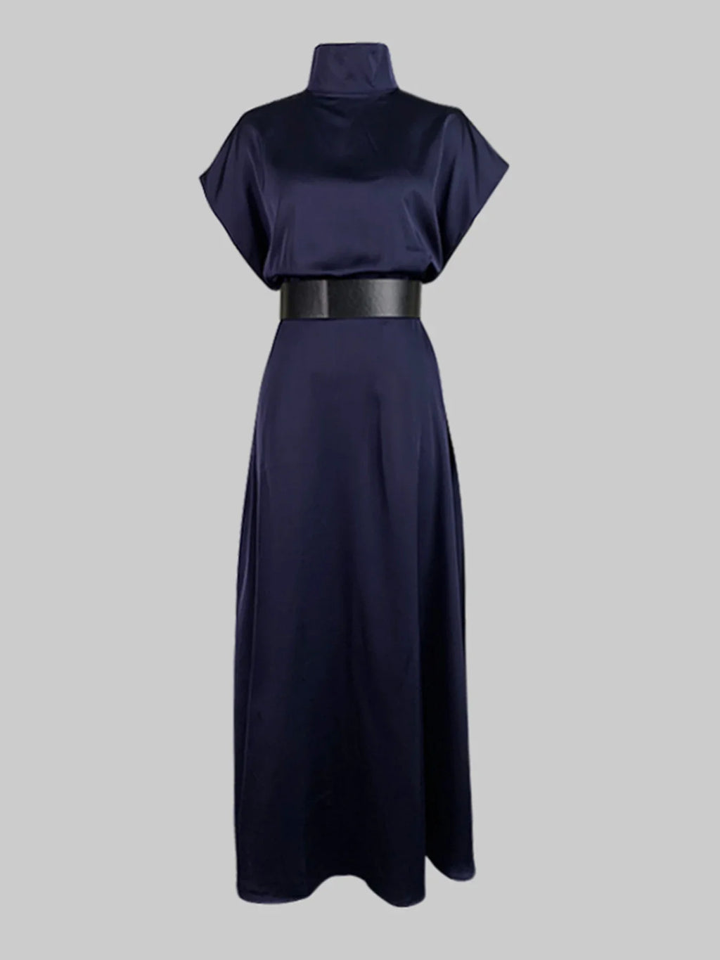 Party Elegant Long Dresses Women Clothing 2025 New in Tied Waist High Neck Holidy Formal Evening Maxi Dresses for Woman