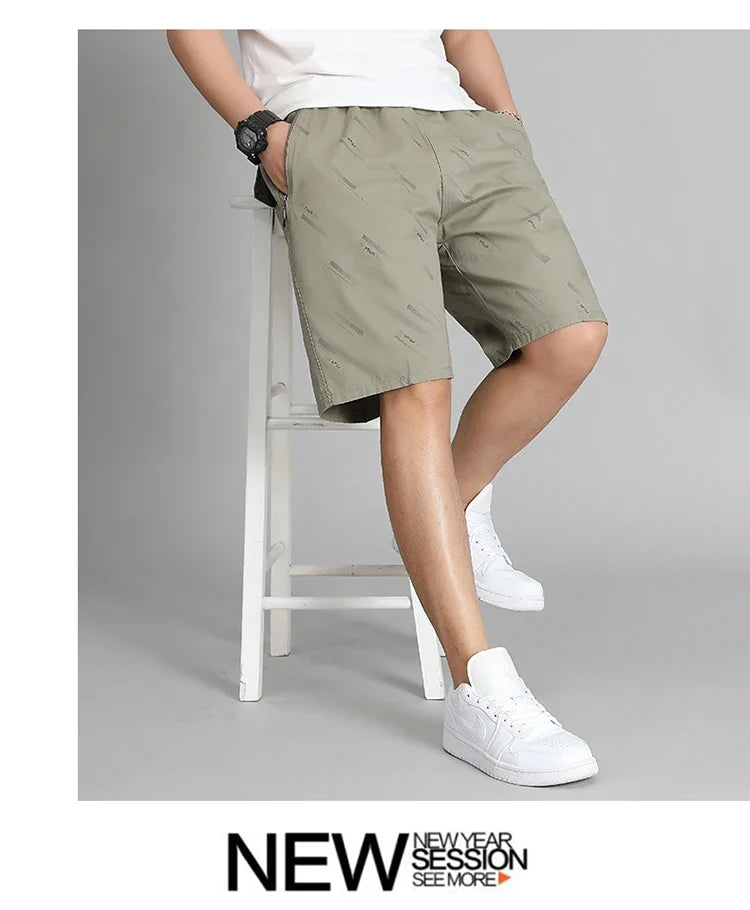 New Shorts Men's Summer Thin Section Casual Quick Dry Five-Minute Pants Loose Large Size Sports Pants
