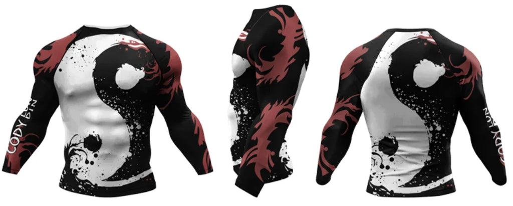 Cody Lundin Uv Sun Protection Shirt Long Sleeve Bjj Rashguard Sublimation Manto Jiujitsu Man Boxeo Tee No Gi MMA Gym Clothes