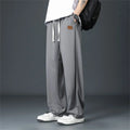 Black Straight Pants for Men's Wide Leg Pants