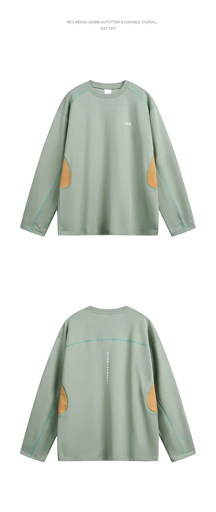 American Retro Splicing Outdoor Sports Printed Long-Sleeved Hoodie with Oversized Techwear Style for Spring Unisex