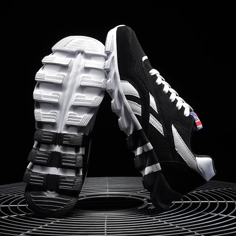 Men's and women's running shoes breathable casual sneakers anti-slip vibration comfortable walking shoes 36-48