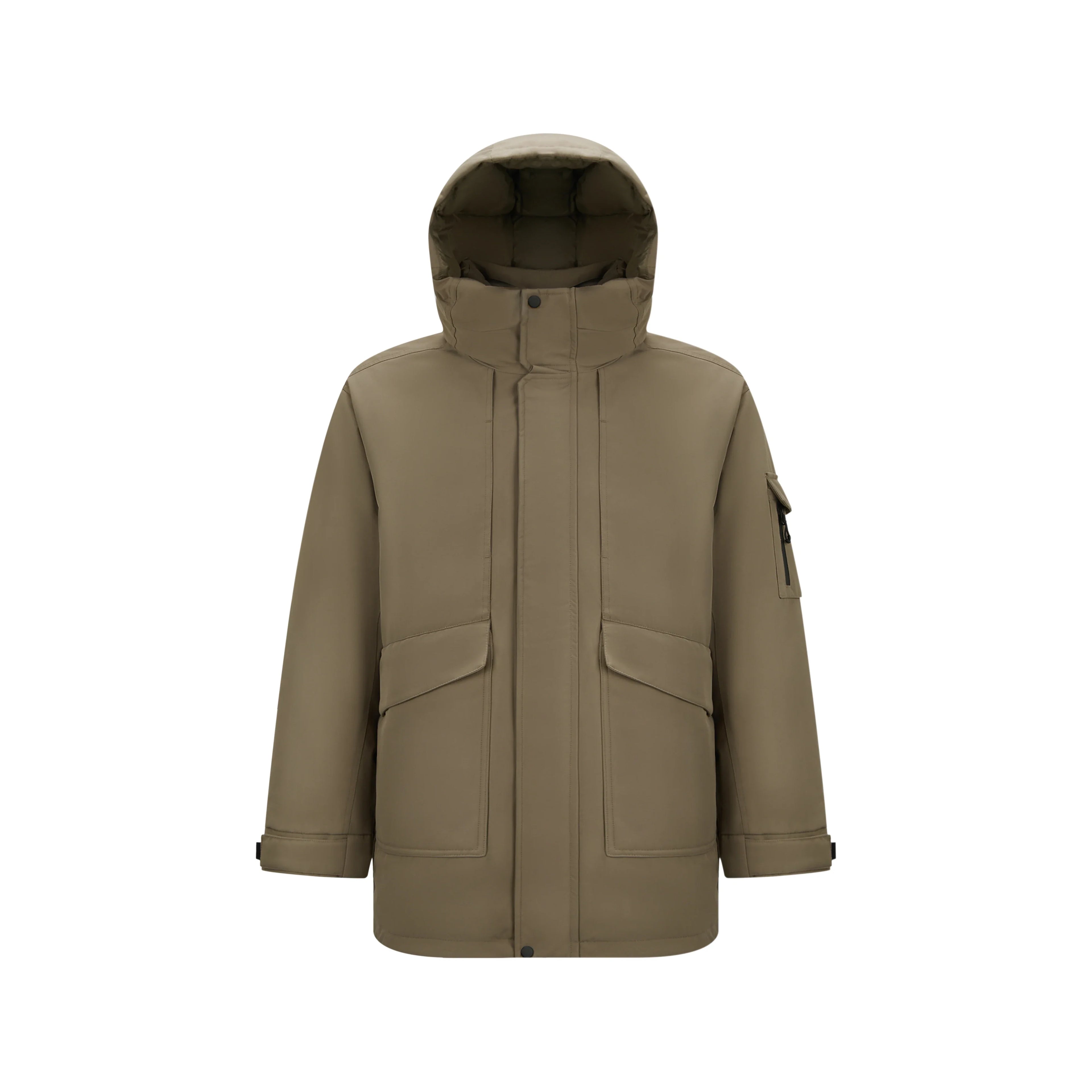 Men Mid-Length Loose Outerwear 2025 New Winter Windproof Three-Resistant Warm Casual Coat Man Clothing Daily Wear