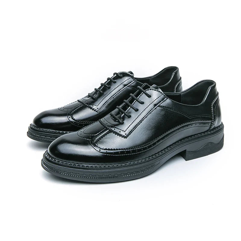 Men's Fashion Formal Leather Shoes – Classic Office & Event Dress Footwear