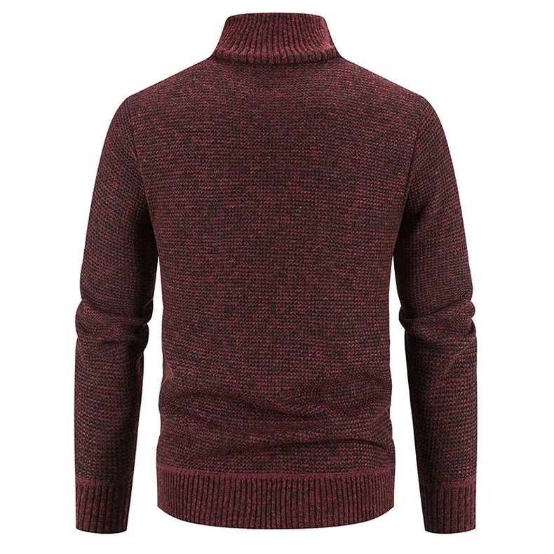 Men's Autumn Winter Sweater Baseball Coat Knit Jacket Korean Jumpers Male Windbreaker Fashion Pullovers Business Casual Knitwear