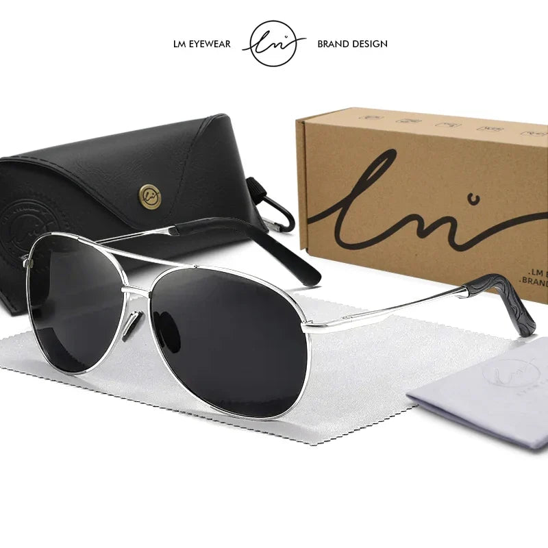 Classic Pilot Sunglasses Polarized Man Anti-Glare Safe Driving Glasses Woman Fishing Goggles Unisex UV400 Gafas De Sol