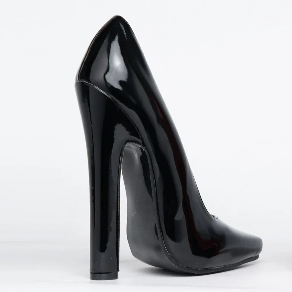 New Style Bold 6 Inch High Heel Fetish Pump Drag Queen Unsiex Shoes Size 5 To 15