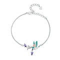 925 Sterling Silver Original Design Bracelet for Women Kingfisher Bracelet Silver Jewelry for Party BSB126