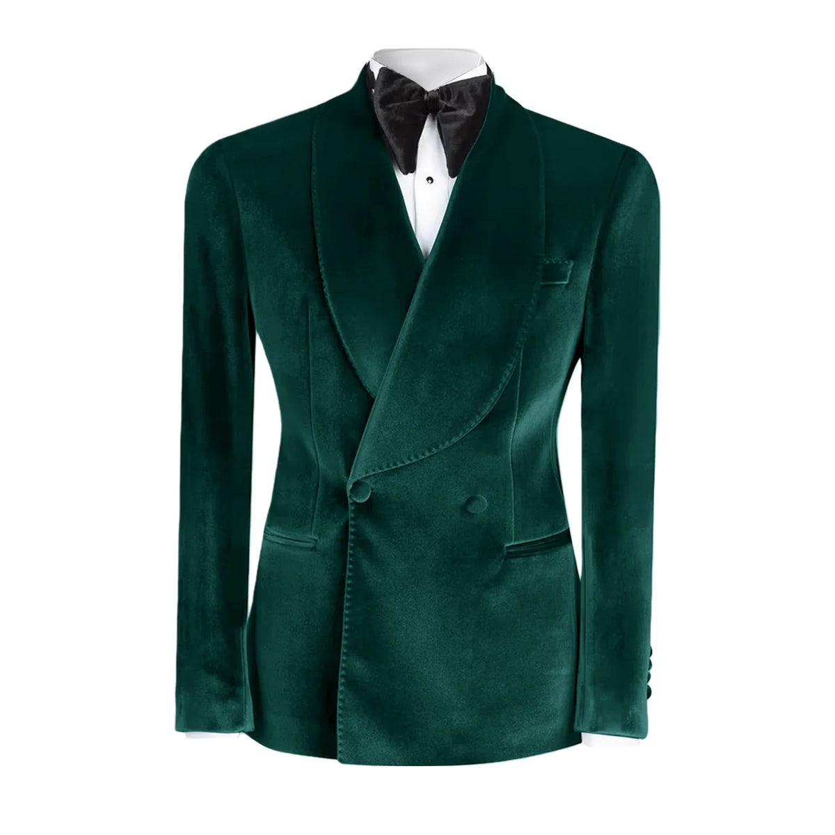 Vintage Velvet Wedding Tuxedos Jacket Double Breasted Men Blazers Suit Peaked Lapel Groom Wear Party Sport Coats Customized