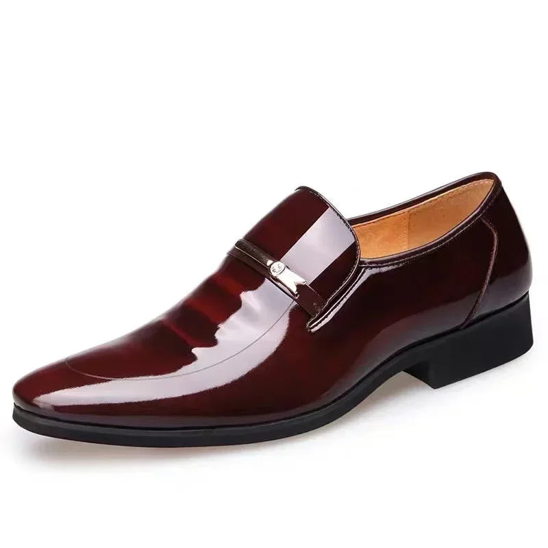 Men’s Oxford Leather Dress Shoes – Luxury Business Formal Footwear for Office & Events