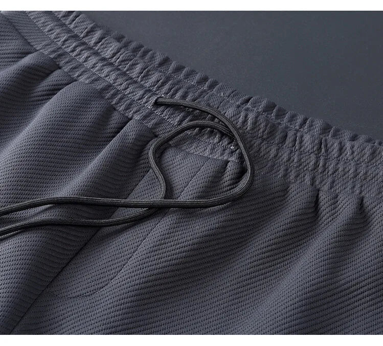 Spring and Autumn New Sportswear Suit Men's Casual Breathable High-end Jacket Trousers Stand-up Collar Zipper Open Mens Clothes
