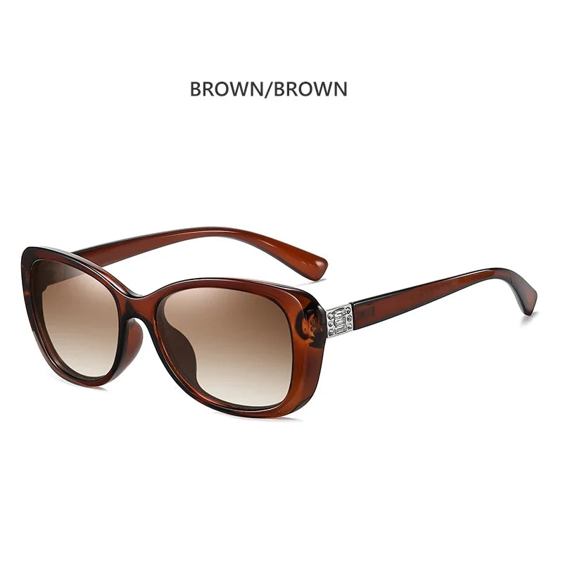 Young Style Women's Sunglasses Gradient Polarized Driving Glasses Luxury Design Ladies Elegant Lunette De Soleil Femme