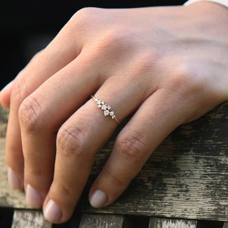 925 Sterling Silver Moissanite Ring Wedding Bands for Women Brilliant Lab Diamond Ring Bijoux Bague Fine Jewelry Gift