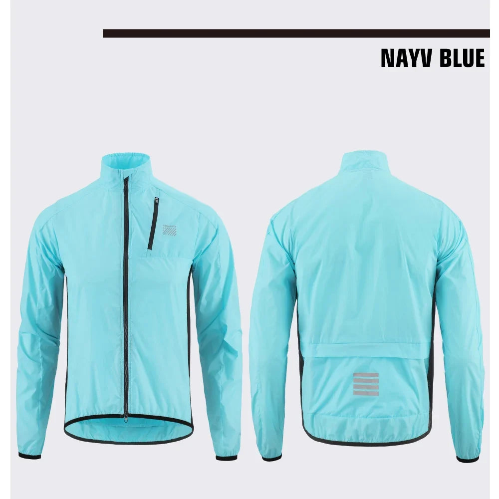 Cycling Jacket Windproof Men 2026 Ultralight Long Sleeve Bike Jersey Black&Yellow Lightweight MTB Sports Windbreaker