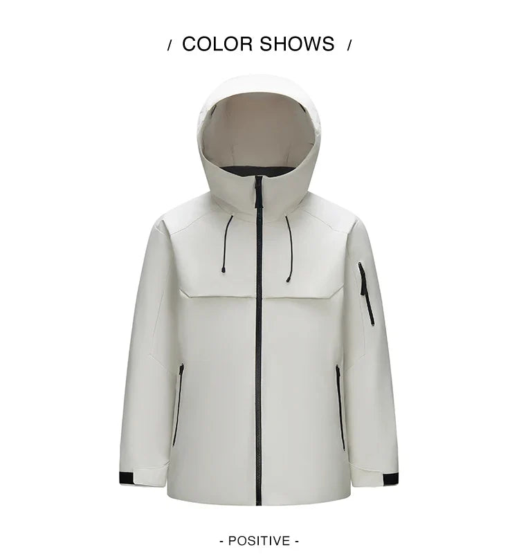 Down Jacket Men Three-in-One Two-Piece Set 2024 New Winter Four-Proof Outerwear Down Jacket