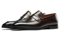 Men Loafer Casual Shoes Calf Leather Waterproofing Materials Formal Dress Shoes Oxfords for Men
