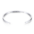 Engrave Courage Bangle "Nothing is impossible" Fashion Hot Sale 925 Sterling Silver Jewelry for Man and Women SCB160
