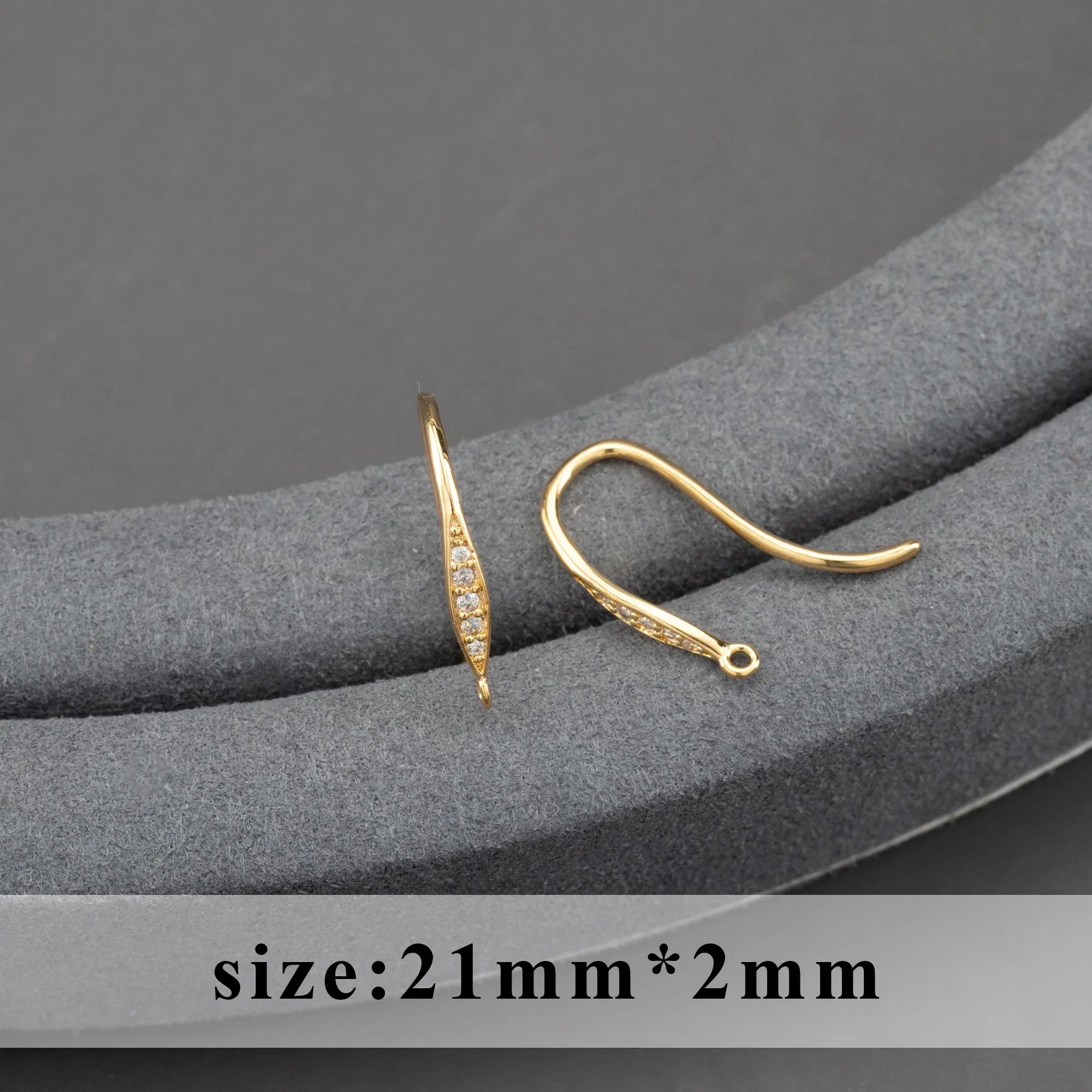 20pcs/lot M800 jewelry accessories,pass REACH,nickel free,18k gold plated,copper,connector,diy earrings,jewelry making